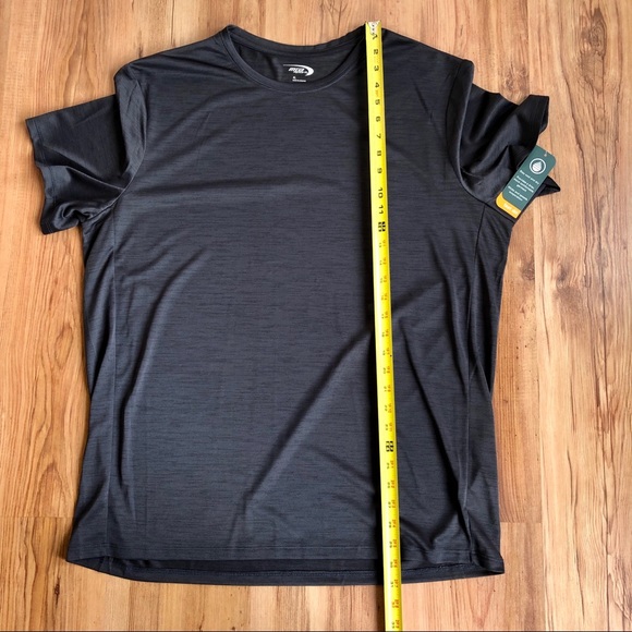 MTA Sport Shirts New Active Workout T Shirt Gray Xl Short Sleeve